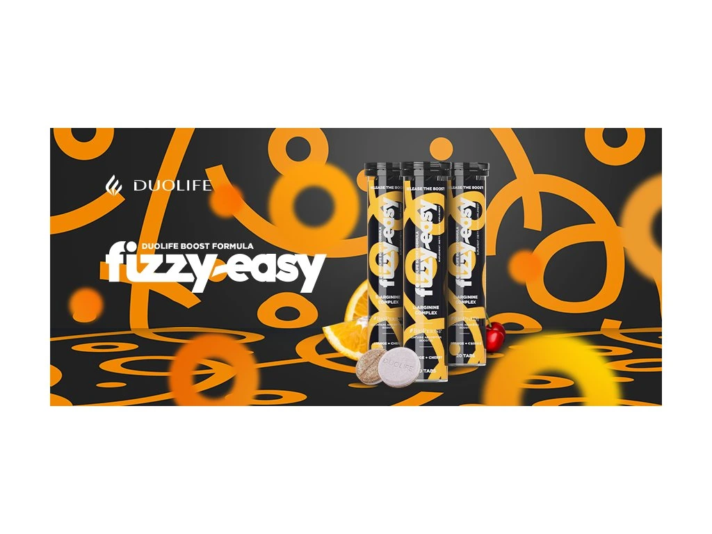 FIZZY EASY L-arginine COMPLEX (Chuť: pomarančovo-čerešňová) – Obrázok 2