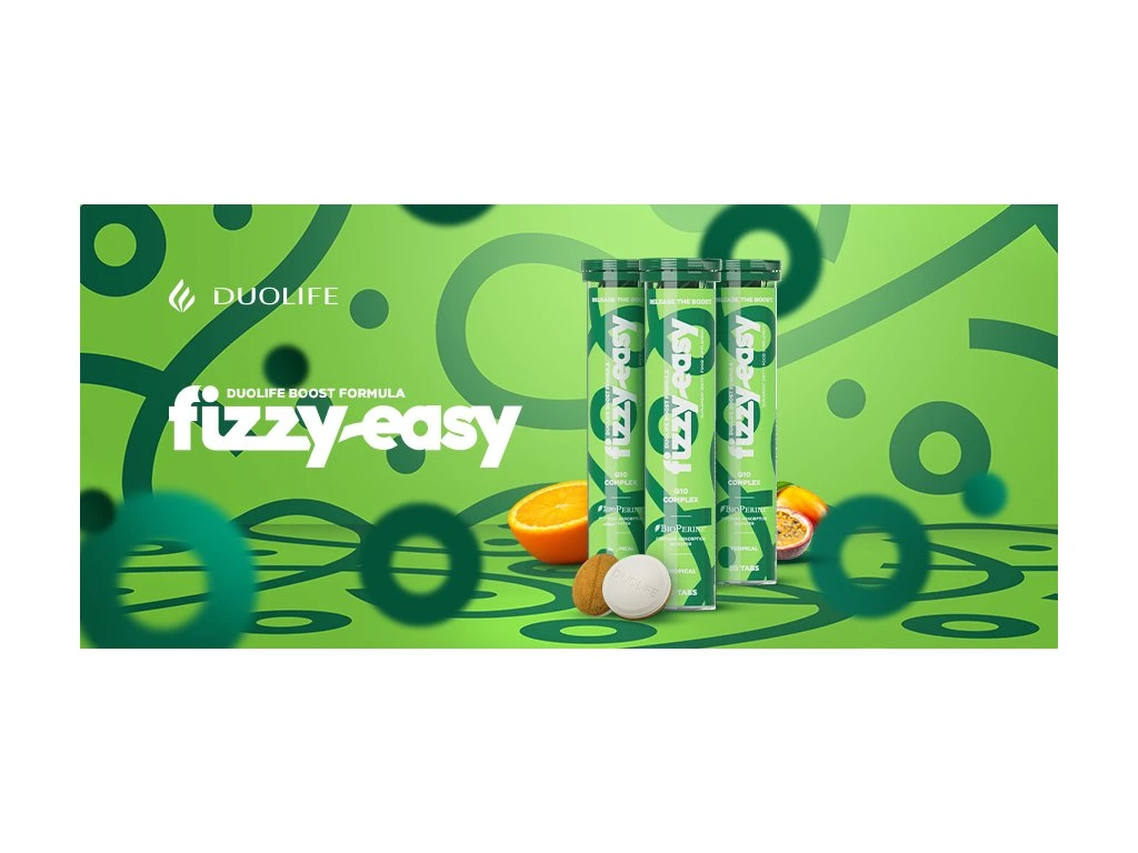 FIZZY EASY Q10 COMPLEX (Chuť: tropická) – Obrázok 2
